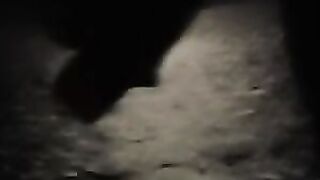 Woman Toys Twat inside Moonlight