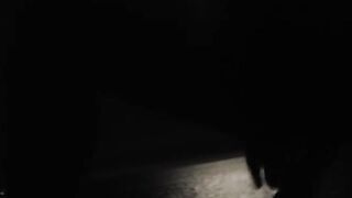 Woman Toys Twat inside Moonlight