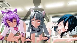 3D ANIME Group Sex inside the Classroom