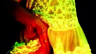 Big Titted Hotwife Hot Dancing at the Fire- Epic Slow Motion Visuals -