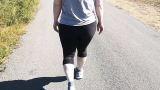 Took a Walk into Lovley Weather, need to Peeing with Super Sexy Veiw