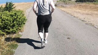 Took a Walk into Lovley Weather, need to Peeing with Super Sexy Veiw