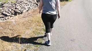Took a Walk into Lovley Weather, need to Peeing with Super Sexy Veiw