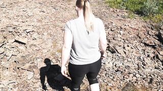 Took a Walk into Lovley Weather, need to Peeing with Super Sexy Veiw