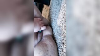 My Lover Fucking herself with a Vibrator and Squirting