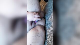 My Lover Fucking herself with a Vibrator and Squirting