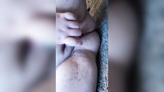 My Lover Fucking herself with a Vibrator and Squirting
