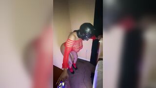 More of my Mask Submissive Sub Dont got Tired of Watching her