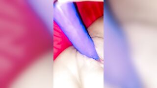 BBW Fucking herself Leads to Fast Squirt