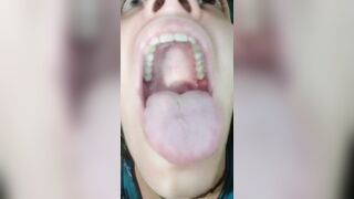 Tongue and Throat as I Laugh and make Noises to make Uvula