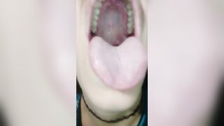 Tongue and Throat as I Laugh and make Noises to make Uvula