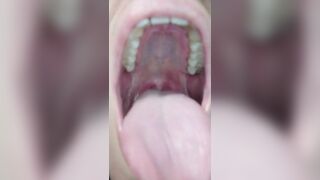 Tongue and Throat as I Laugh and make Noises to make Uvula