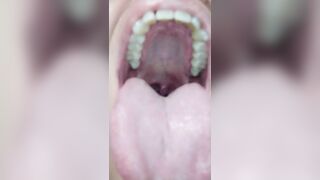 Tongue and Throat as I Laugh and make Noises to make Uvula