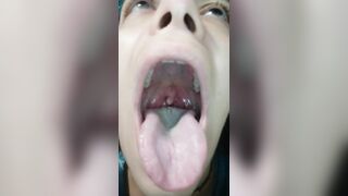 Tongue and Throat as I Laugh and make Noises to make Uvula