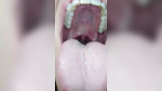Tongue and Throat as I Laugh and make Noises to make Uvula
