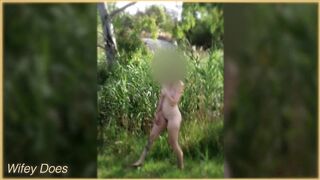 Wifey goes FULLY Naked inside Outdoor Park