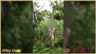 Wifey goes FULLY Naked inside Outdoor Park