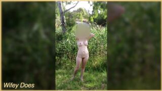 Wifey goes FULLY Naked inside Outdoor Park