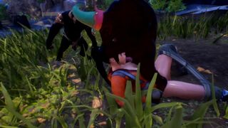 Orc Group Sex with a Lost women 3D