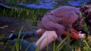 Orc Group Sex with a Lost women 3D
