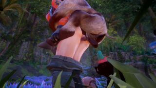 Orc Group Sex with a Lost women 3D