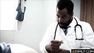 family doctor fucks patient inside the booty
