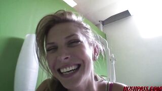 Blonde goddess Brooke Banner gets her vagina pov Hammered