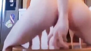 First Time Squirt on Camera taking Full 12 Inches
