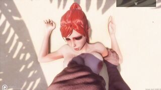 Huge Breasted Red Haired hot Gangbanged by a Pack of Pigmen (Wild Life)