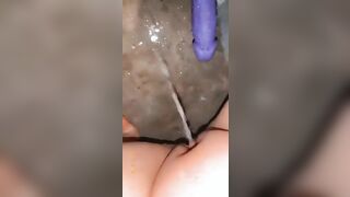 Squirting all over my Vibrator and Floor