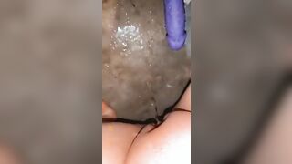 Squirting all over my Vibrator and Floor