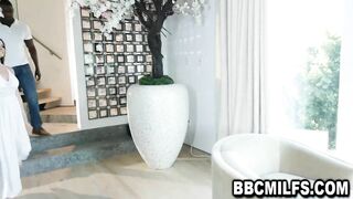 Sweet BIG TITTED Silvia Saige is looking ravashing inside white and