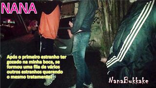 NanaBukkake - I did dogging inside the street fucking with