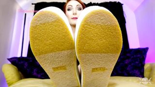 White Sweaty Slip-on Toes Worship Free Preview