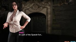 Treasure of Nadia V.90071 - Group Sex on the Spanish Fort