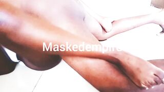 Cat Fight with a Lesbo cunt with mouth and Heavy Orgasm and Cum. Mate