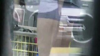 Helena Price Outside Laundry Upskirt Flashing Tease! Exhibitionist milf Vs