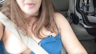 Taking my Dress off inside the Vehicle 1 Button at a Time