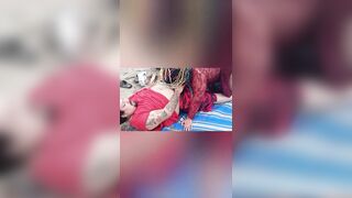 BeachDSM Balck Babydoll Gangbanged at the Beach
