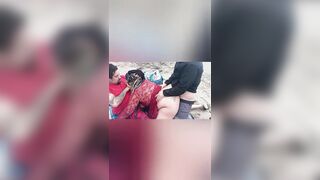 BeachDSM Balck Babydoll Gangbanged at the Beach