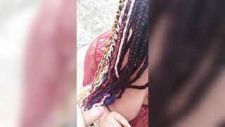 BeachDSM Balck Babydoll Gangbanged at the Beach