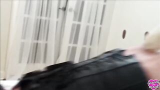 GRANNYLOVESBLACK - Lacey Loves Bouncing On African Cock