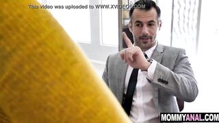Milf bribes daughter's professor with anal