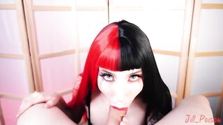 Teen girl Climbed inside his Leggings and Blown Penis by Jill Poison