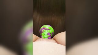 Chubby BBW Rides Tentacle Rough to Groaning Orgasm
