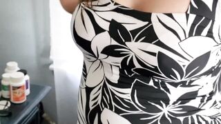 Thick Fiance Spanking with Belt, Nipple Play, Twat Play, Posing