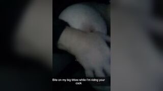 Masturbating inside Parking Lot while Sexting my Step Uncle on Snapchat -
