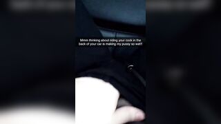 Masturbating inside Parking Lot while Sexting my Step Uncle on Snapchat -