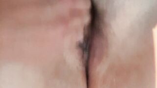 Hubby's Cum Leaks out my Cunt as I Orgasm Rough and Scream