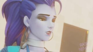 Overwatch - Widowmaker 3Some Anal Cummed Squirt 3d Anime - by RashNemain